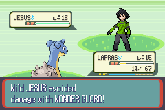 What? He's a dark/ghost type with wonder guard???
