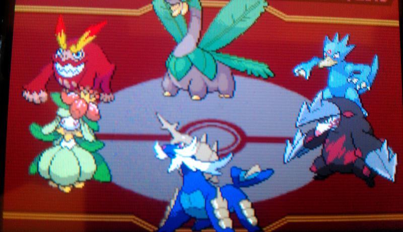 White Re-run Team:
Samurott
Excadrill
Darmanitan
Lilligant

*Tropius and Golduck were random adds to make the team look fuller.*