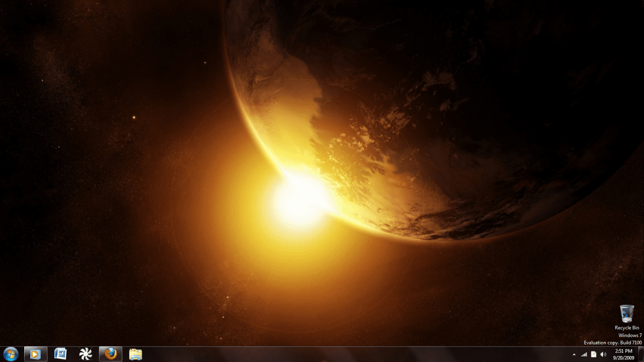Windows 7 1600x900