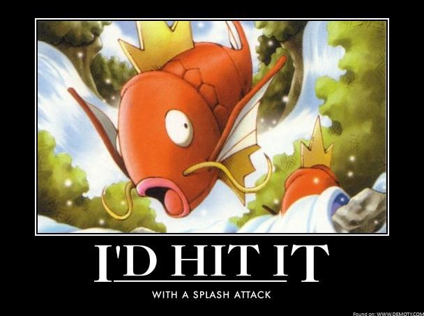With a splash attack!