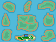 World Map + Bottom Island