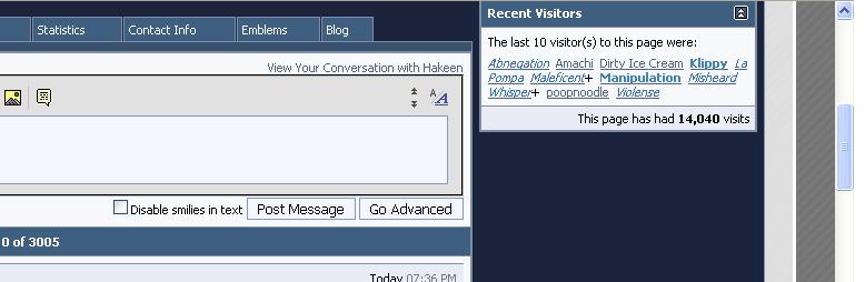 XD

I got Hakeen's 14,040th visit. :3