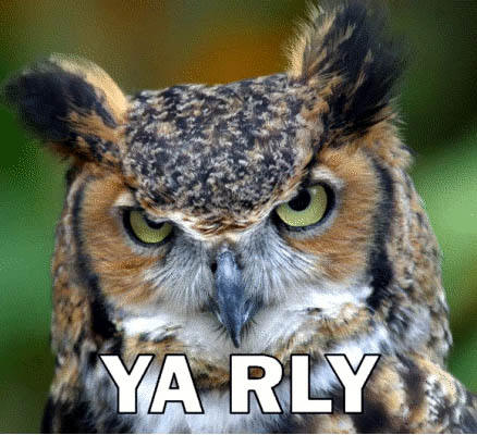 'YA RLY'