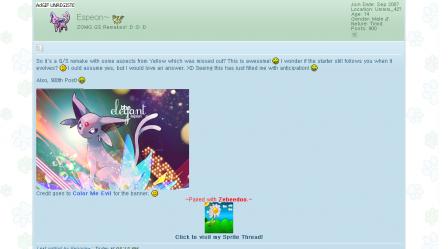 Yay for posting 900 times! :D Yeah, first time I had a screenshot that was ---posts, so stop complaining. |:< XD