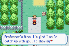 Yeah just ignore it if you dont want to be bothered by hoenn stuff but poor him if you ignore him throughout the game xD