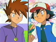 Yeah say hello to my rival, Ash (Right) Me (Left) I don't know where he is at the moment. But i'm gonna be the best always!