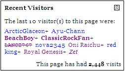 Yeah. Yeah. You see that name that's crossed out? Oh yeah. I went there!!

Not really. Thankies Lightning! ^^;