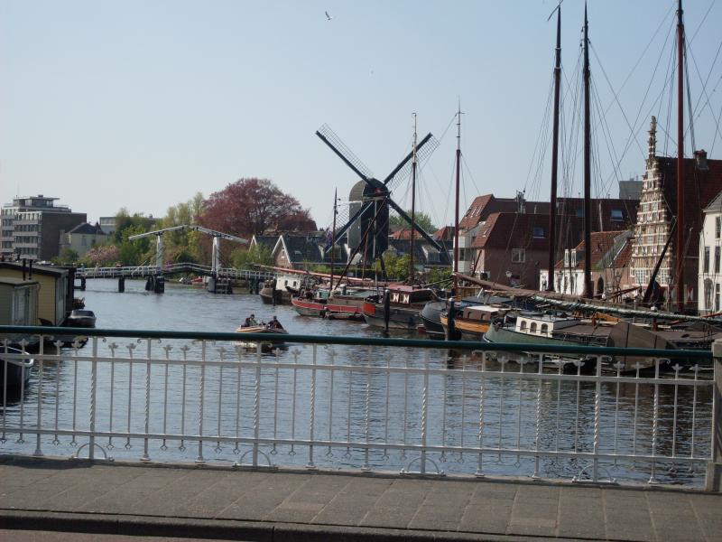 Yep, this is what Holland looks like: canals and windmills. If you live outside of the main cities (Amsterdam, Rotterdam, Den Haag, Utrecht, Leiden), 