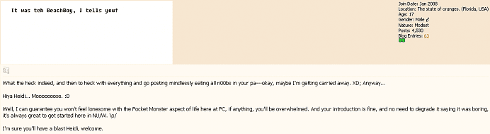 Yes, you got carried away there, BeachBoy.