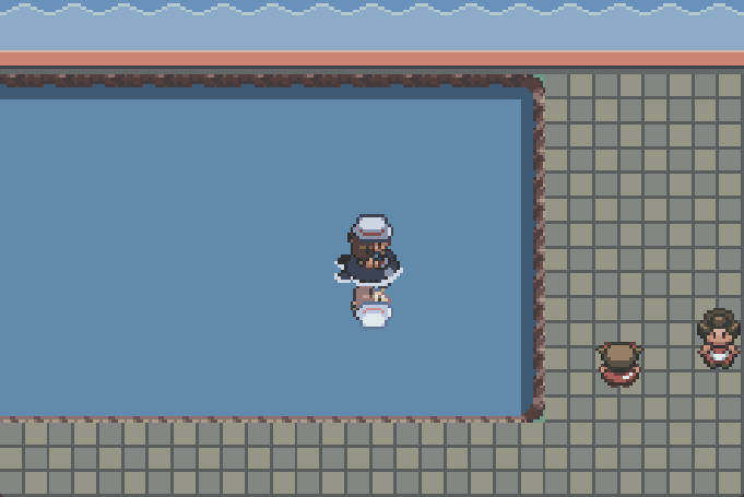 You can get the move Surf from you friend when you visit the Marine Garden. That's the only way you can get the Pokemon native to the garden.