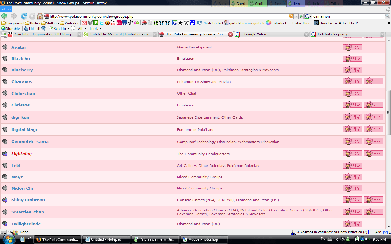 You can't see where I mod if you can't see the forum itself. :(