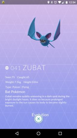 Zubat score 26th